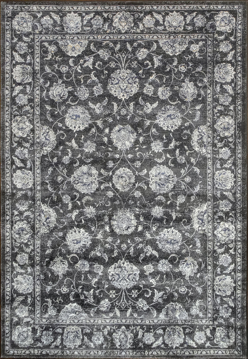 Dynamic Stair Runners Ancient Garden Charcoal Stair Runner 57126-3636-26 and 31 inch 