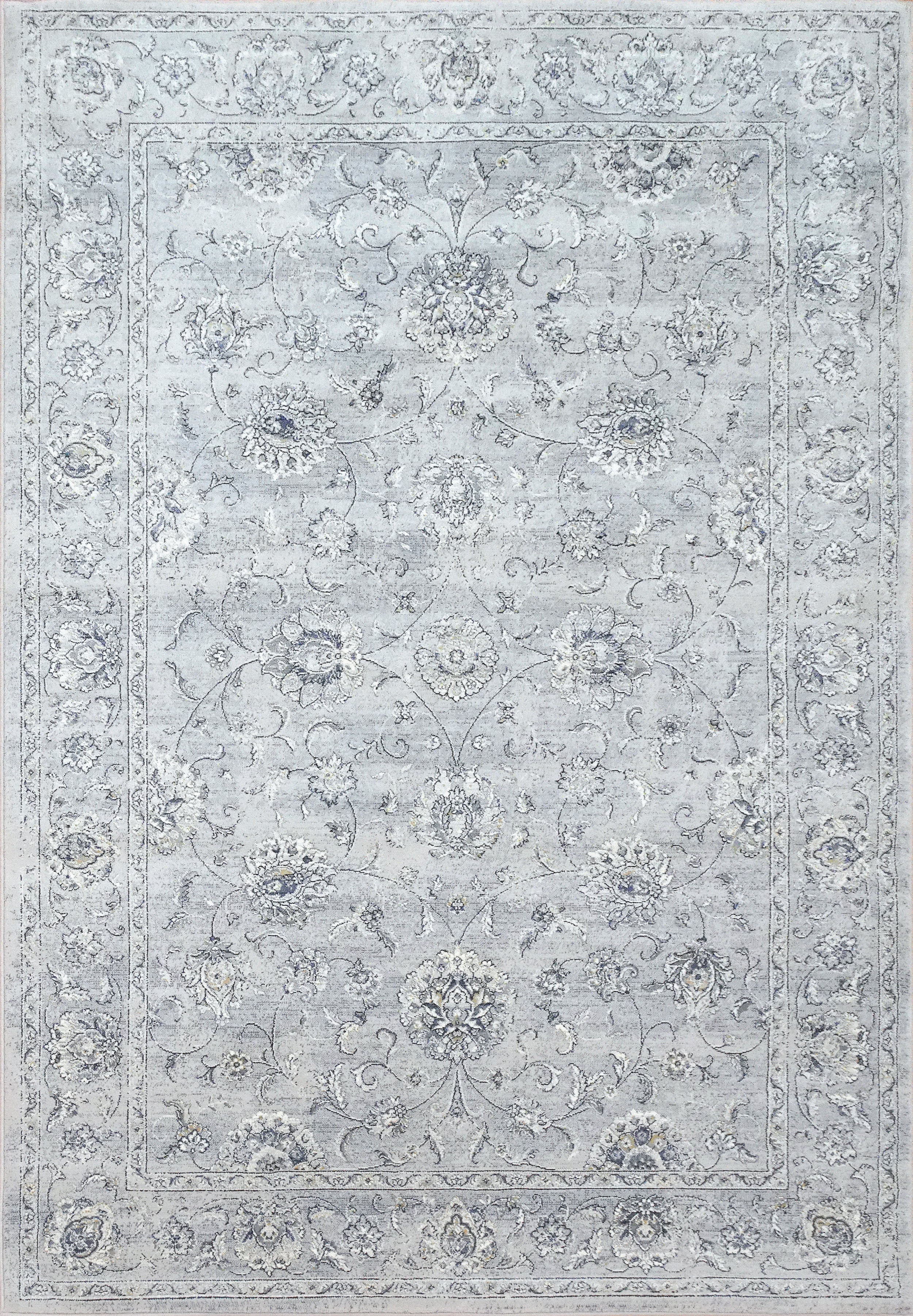 Dynamic Stair Runners Ancient Garden Grey Stair Runner 57126-9696-26 and 31 inch Sold By the Foot