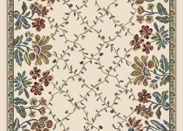 Dynamic Stair Runners Ancient Garden Ivory Stair Runner 57084-6464 - 26 inch Sold By the Foot