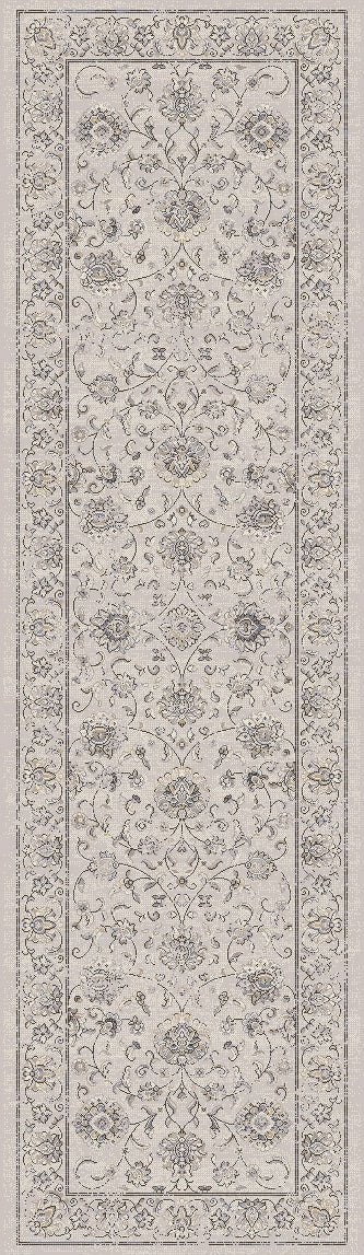 Dynamic Stair Runners Ancient Garden Ivory Stair Runner 57126-6666-26 and 31 inch Sold By the Foot