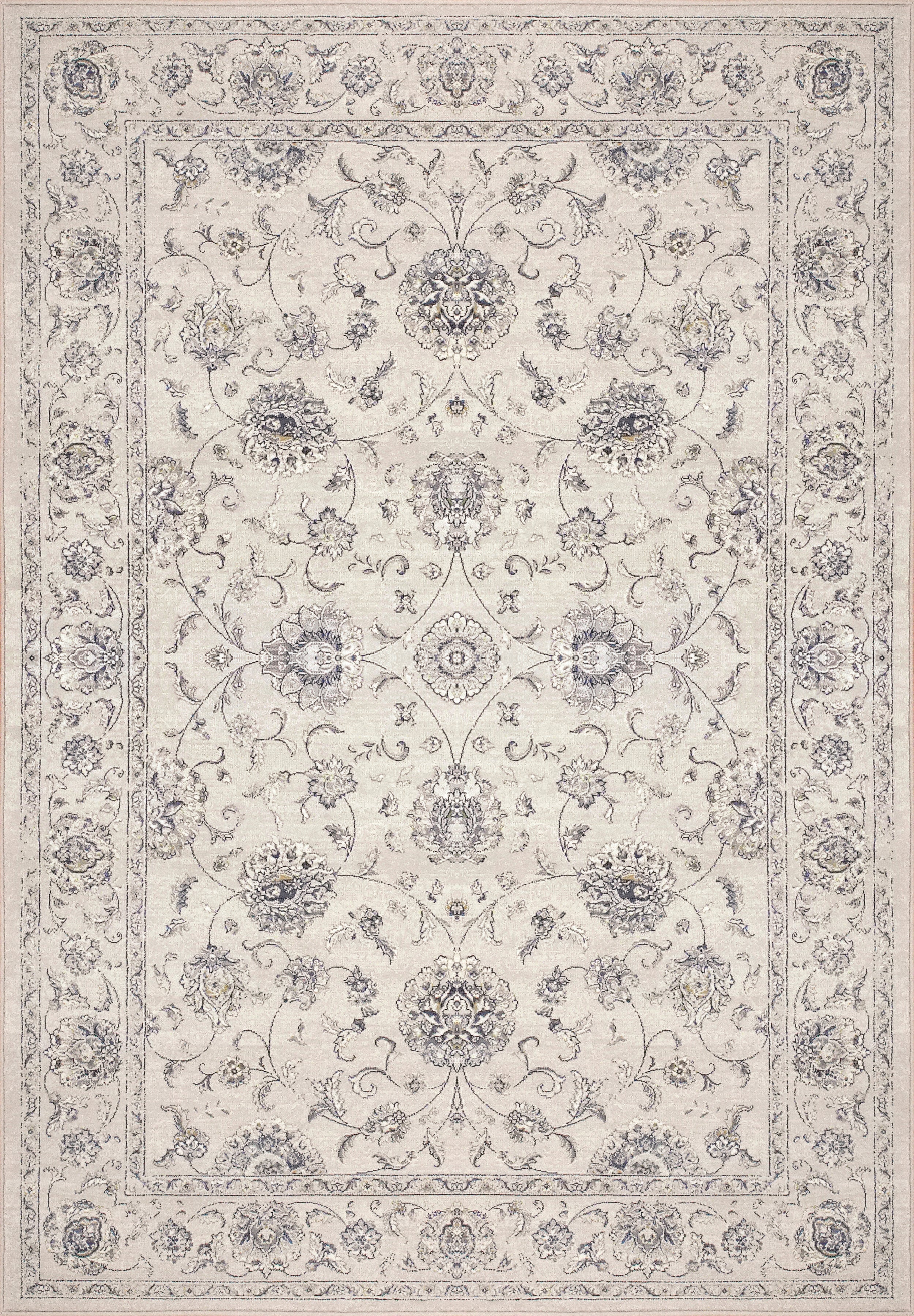 Dynamic Stair Runners Ancient Garden Ivory Stair Runner 57126-6666-26 and 31 inch Sold By the Foot