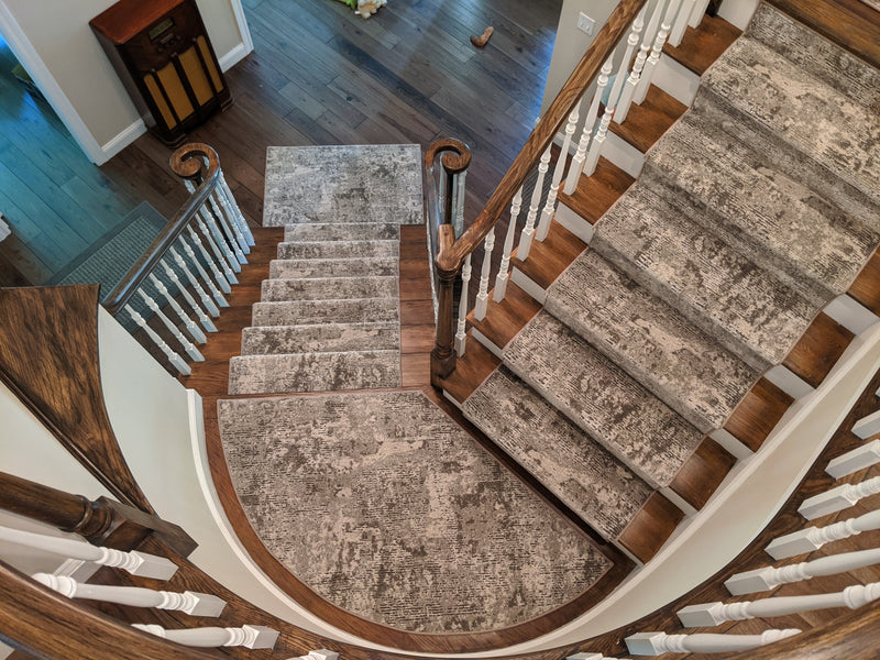 Profound Victoria 672 Delray Carpet By Kane -Custom Stair Runner Install