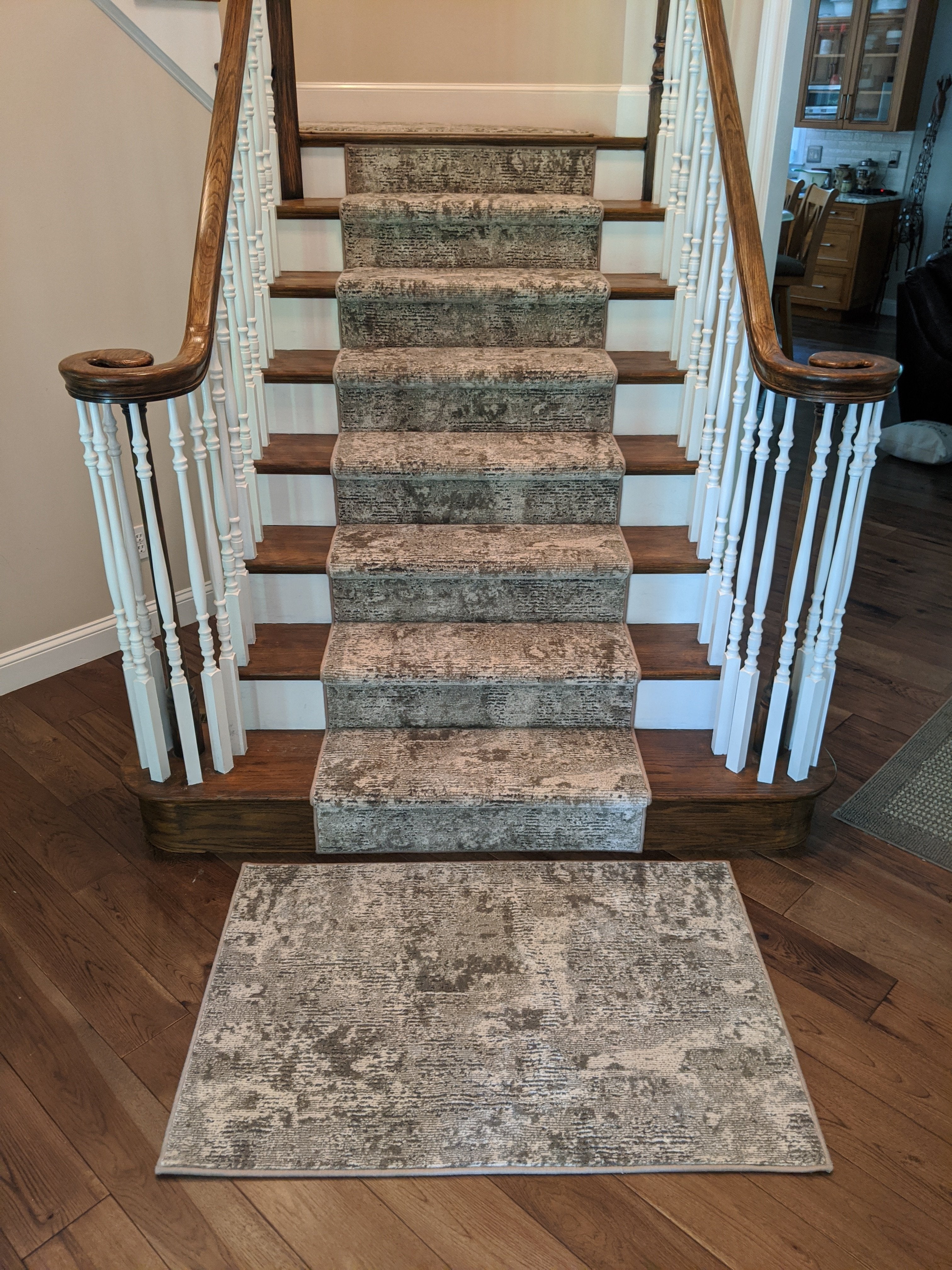 Profound Victoria 672 Delray Carpet By Kane -Custom Stair Runner Install