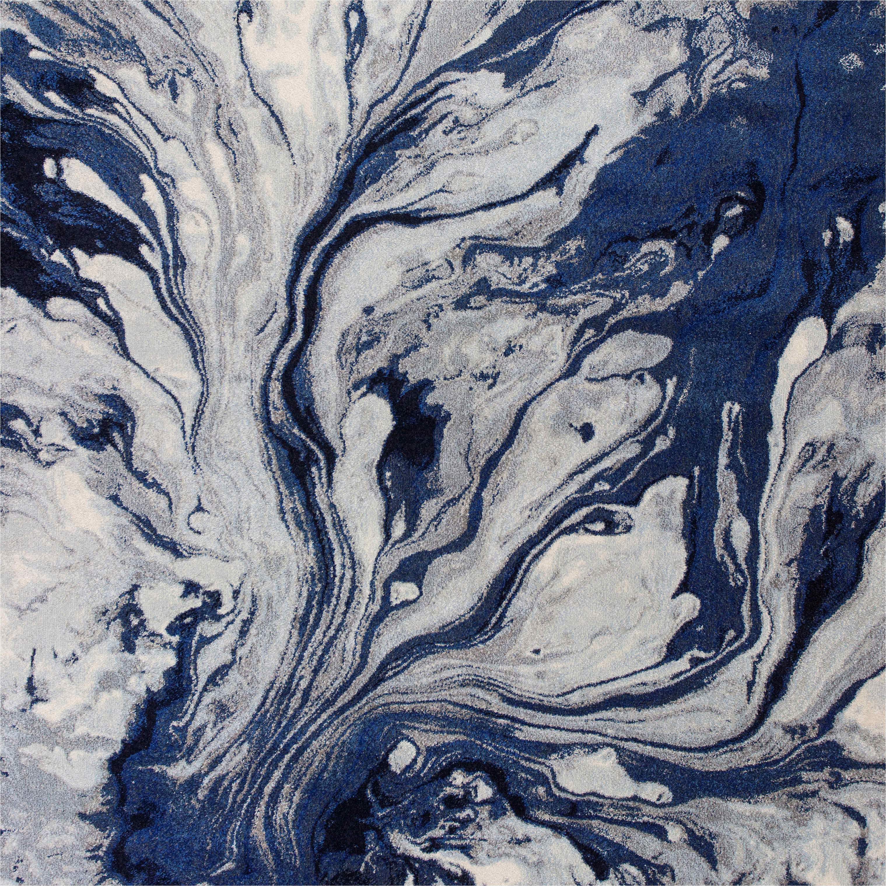 Kas Rugs Area Rugs Illusions 6201 Watercolors Blue Area Rugs In 37 Sizes From Turkey