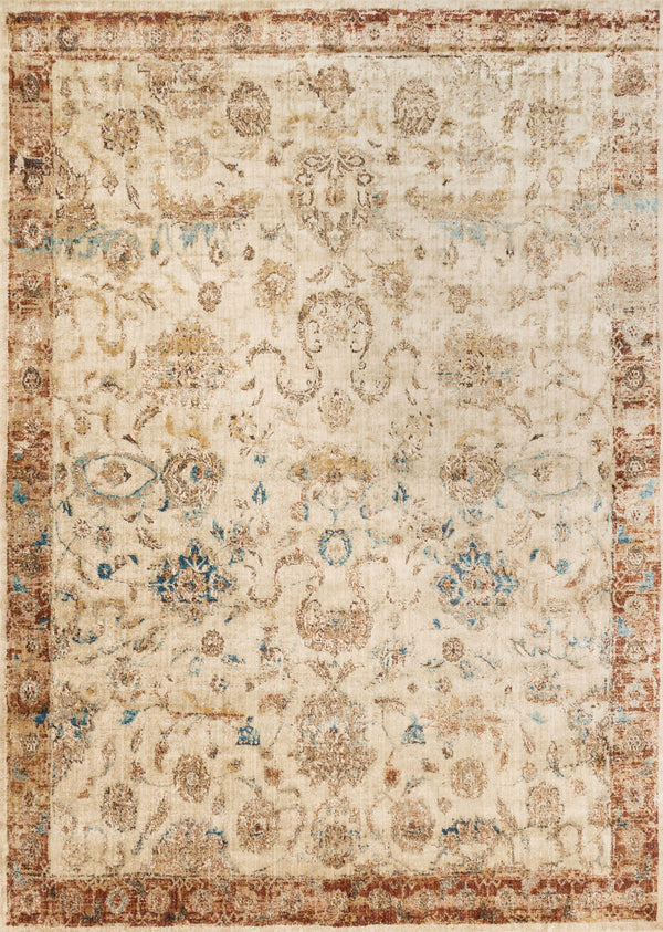 loloi Rugs area rugs 2.7 x 4 Anastasia Area Rugs By Loloi Rugs AF-04 Ivory-Rust 15 Sizes Available