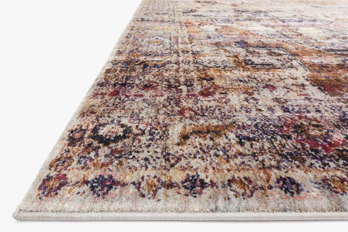 Closeup loloi Rugs area rugs Anastasia Area Rugs By Loloi Rugs AF-08 Slate-Multi in 15 Sizes