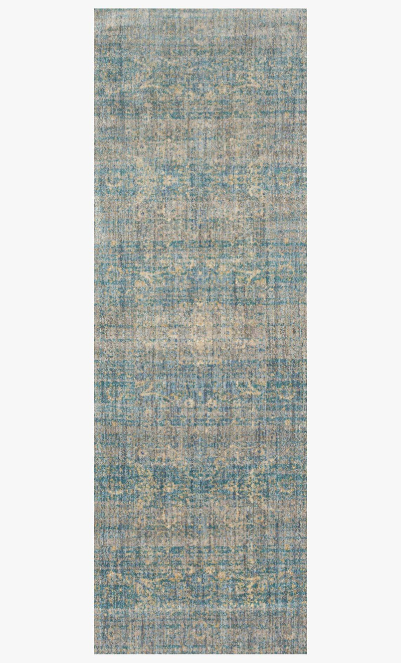 Finished Runner loloi area rugs Anastasia Area Rugs By Loloi Rugs AF-10 Lt Blue-Mist in 15 Sizes