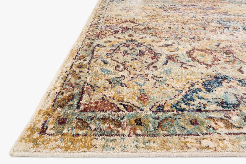 Closeup loloi Rugs area rugs Anastasia Area Rugs By Loloi Rugs AF-12 Ivory-Multi in 15 Sizes