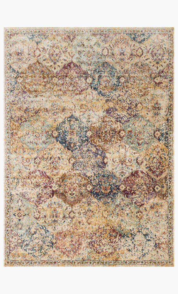 Rectangle loloi Rugs area rugs Anastasia Area Rugs By Loloi Rugs AF-12 Ivory-Multi in 15 Sizes