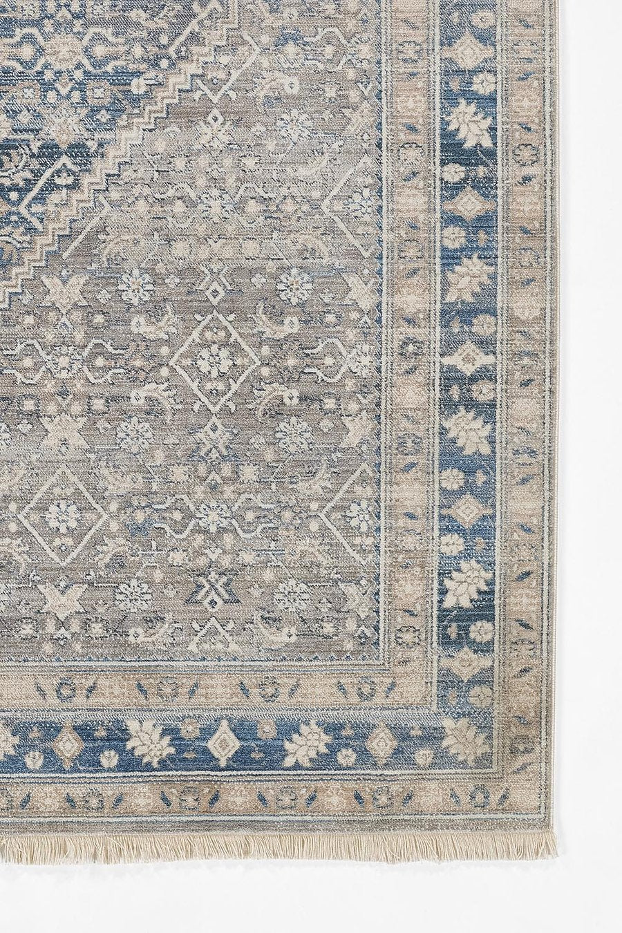 Momeni Area Rugs 2.6x8 Izmir Area Rug IZ-03 Blue 7 Sizes in Polyester From Momeni