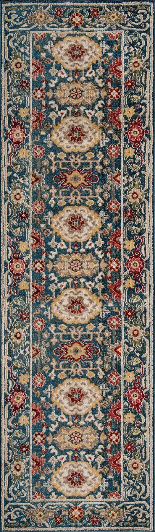 Lenox Area Rugs LE-03 Blue 100% Poly Product of Turkey