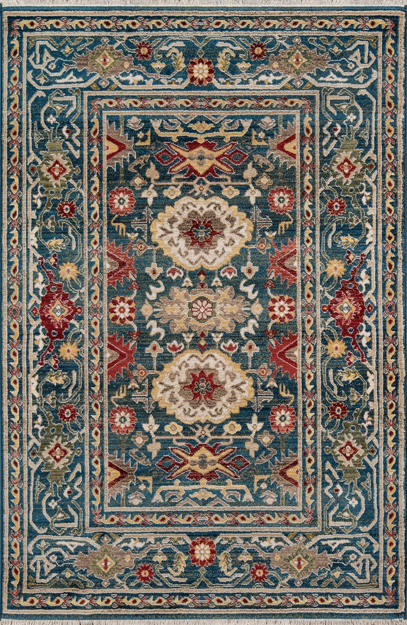 Lenox Area Rugs LE-03 Blue 100% Poly Product of Turkey