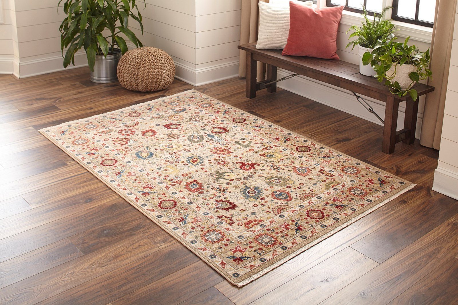 Lenox Area Rugs LE-04 Ivory 100% Poly Product of Turkey