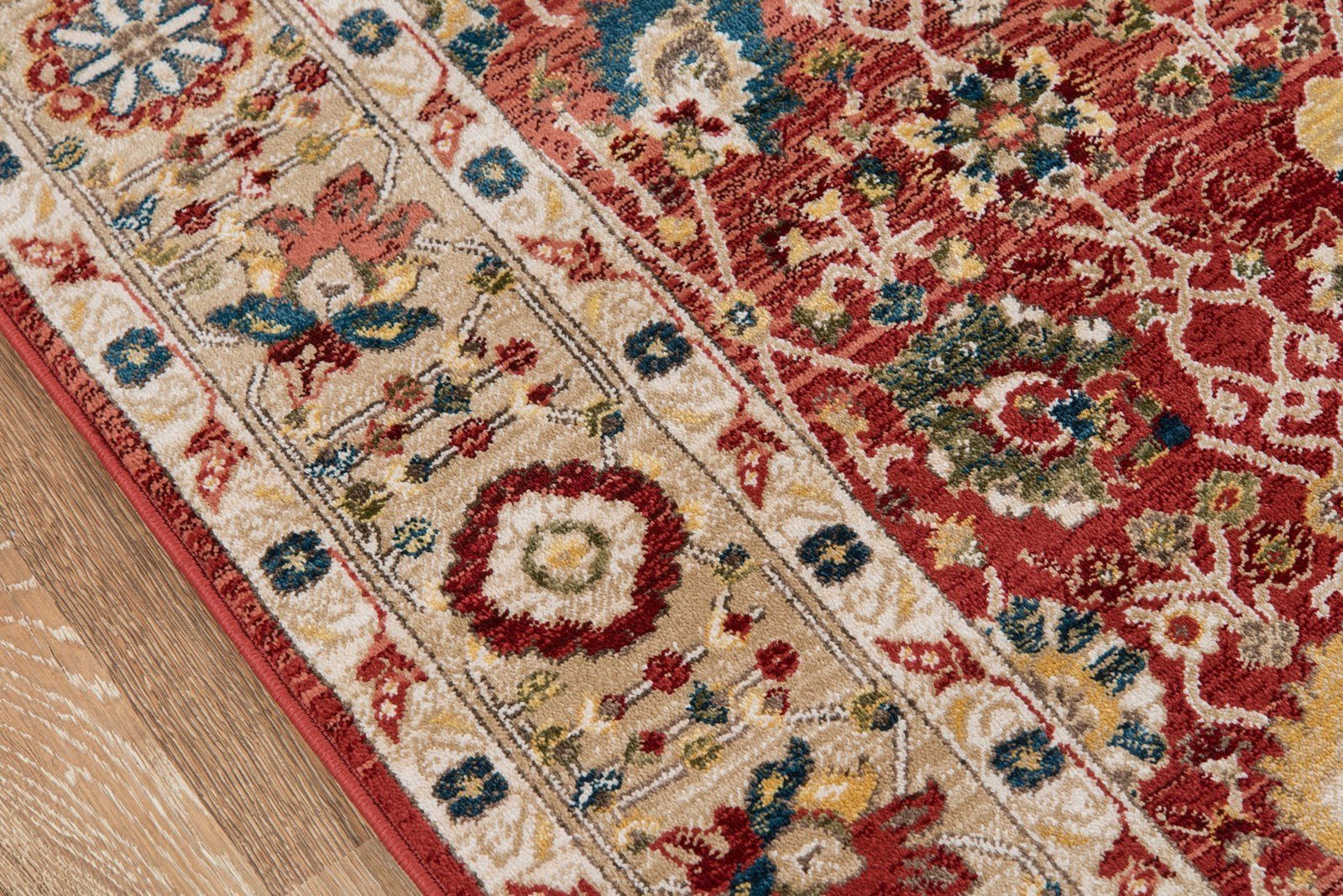 Lenox Area Rugs LE-04 Red 100% Poly Product of Turkey