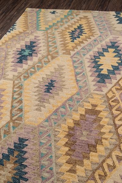 Momeni Area Rugs Tangier Area Rugs Tan-16 Multi 100% Wool HandHooked From India