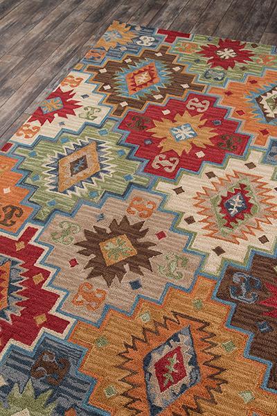 Momeni Area Rugs Tangier Area Rugs Tan-23 Multi 100% Wool HandHooked From India