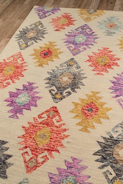 Momeni Area Rugs Tangier Area Rugs Tan-31 Beige 100% Wool HandHooked From India
