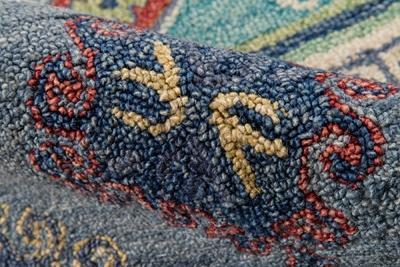 Momeni Area Rugs Tangier Area Rugs Tan-32 Blue100% Wool HandHooked From India