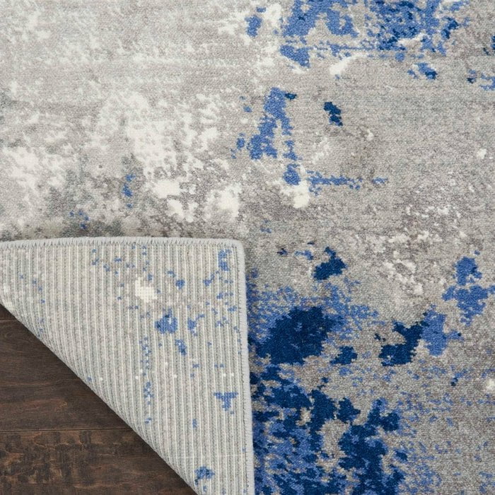 Nourison Area Rugs Twilight Area Rug TWI-22 Blue-Grey in 8 Sizes