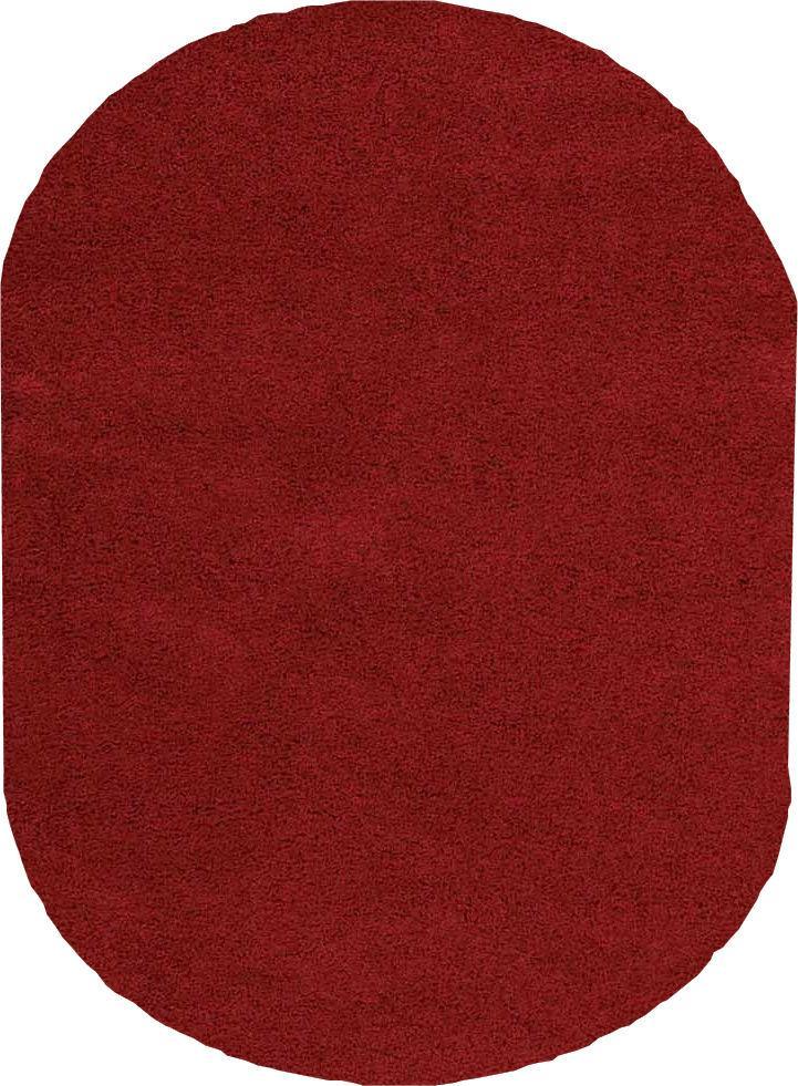 OVAL Nourison Shags Shag Rugs Amore Collection By Nourison Amor1 Red Unique Shapes and Sizes