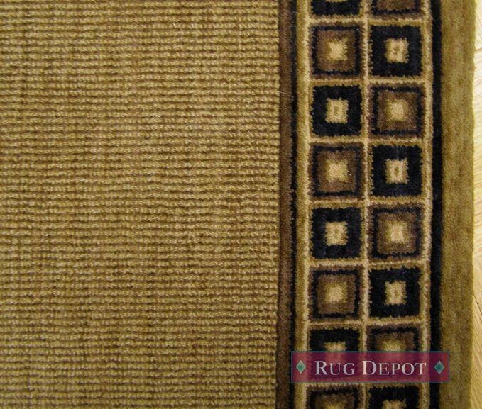 Nourison Stair Runner 30 in x 1 ft Cosmopolitan Brown Stair Runner C57R-R71 - 30 inch Sold By the Foot