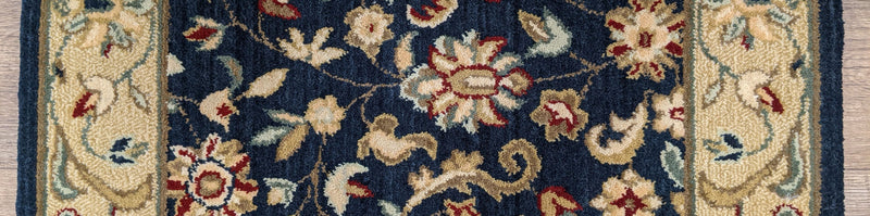 Nourison Stair Runner Estate 2 Stair Runner Sagamore Night Fall 30in and 36in Wool-Sold by the Foot