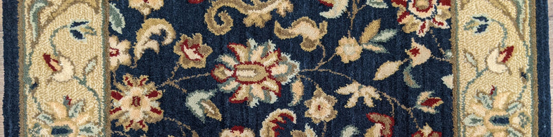 Nourison Stair Runner Estate 2 Stair Runner Sagamore Night Fall 30in and 36in Wool-Sold by the Foot