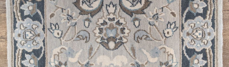 Nourison Stair Runner Grand Parterre  PT01-Mist Stair Runner 30in and 41in Sold By the Foot