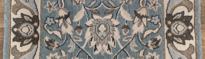 Nourison Stair Runner Grand Parterre  PT01-Sky Stair Runner 30in and 41in Sold By the Foot