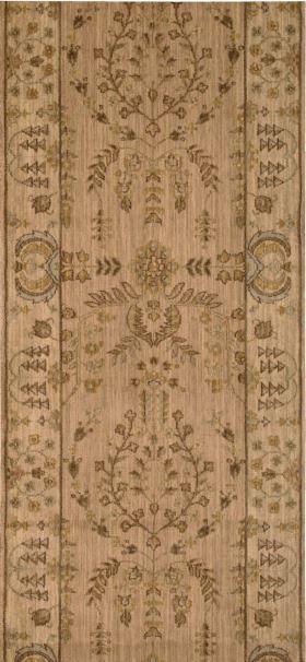 Nourison Stair Runner Grand Parterre Wool Stair Runner PT02-Brush 30In Sold By the Foot