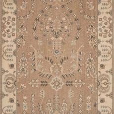 Nourison Stair Runner Grand Parterre Wool Stair Runner PT02-Hazelnut 30In and 41in Sold By the Foot