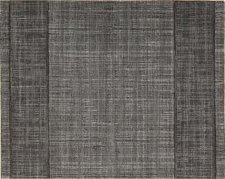 Nourison Stair Runner Grand Textures Wool Stair Runner PT44-STEEL - 30 inch  Grey Sold By the Foot