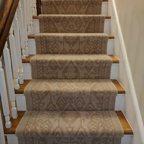 Eurasia Istanbul Camel Stair Treads Wool 30in x 9in Set of 13 Pcs