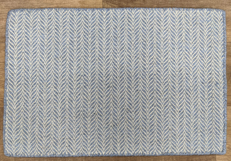 Island Wave Sky Blue Stair Runner and Area Rugs By Craftworks/Nourison