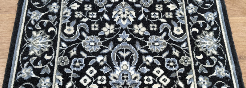 Nourison Stair Runners Persian Glamour GLK-22 Midnight Stair Runner-Area Rugs and Carpet