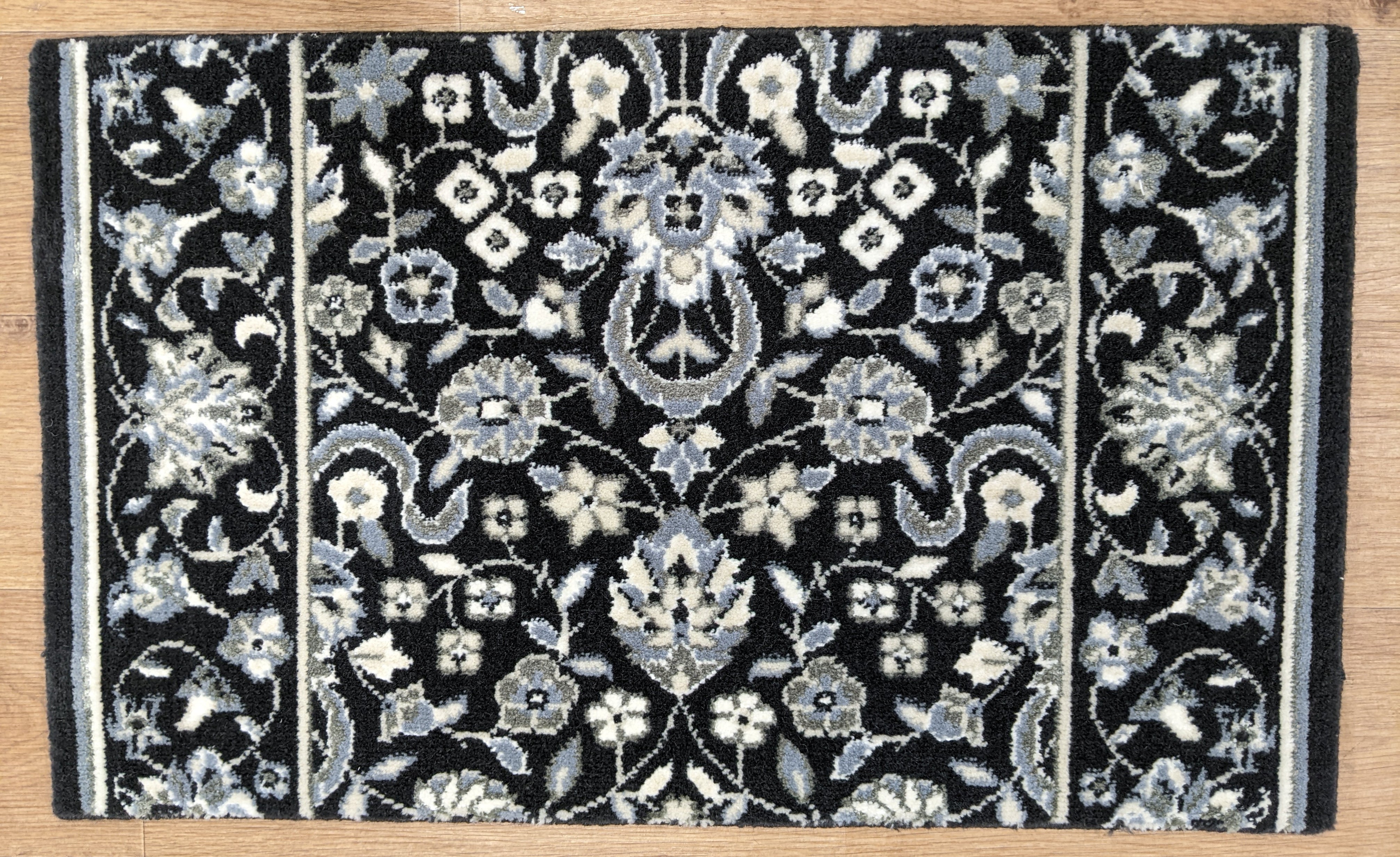 Nourison Stair Runners Persian Glamour GLK-22 Midnight Stair Runner-Area Rugs and Carpet