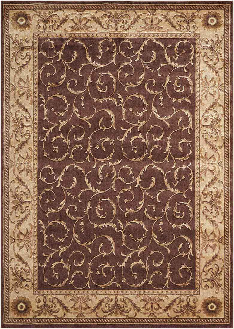 Somerset Area Rugs St-02 Brown and Stair Runner By Nourtex