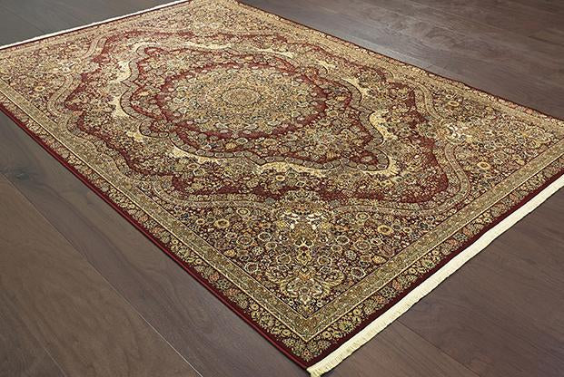 Masterpiece Red Area Rug 8022r 2 Million PT Fine Polypropylene