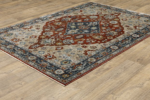 Oriental Weavers Area Rugs Aberdeen Area Rugs 1143H Red Persian By OW Rugs In 8 Sizes
