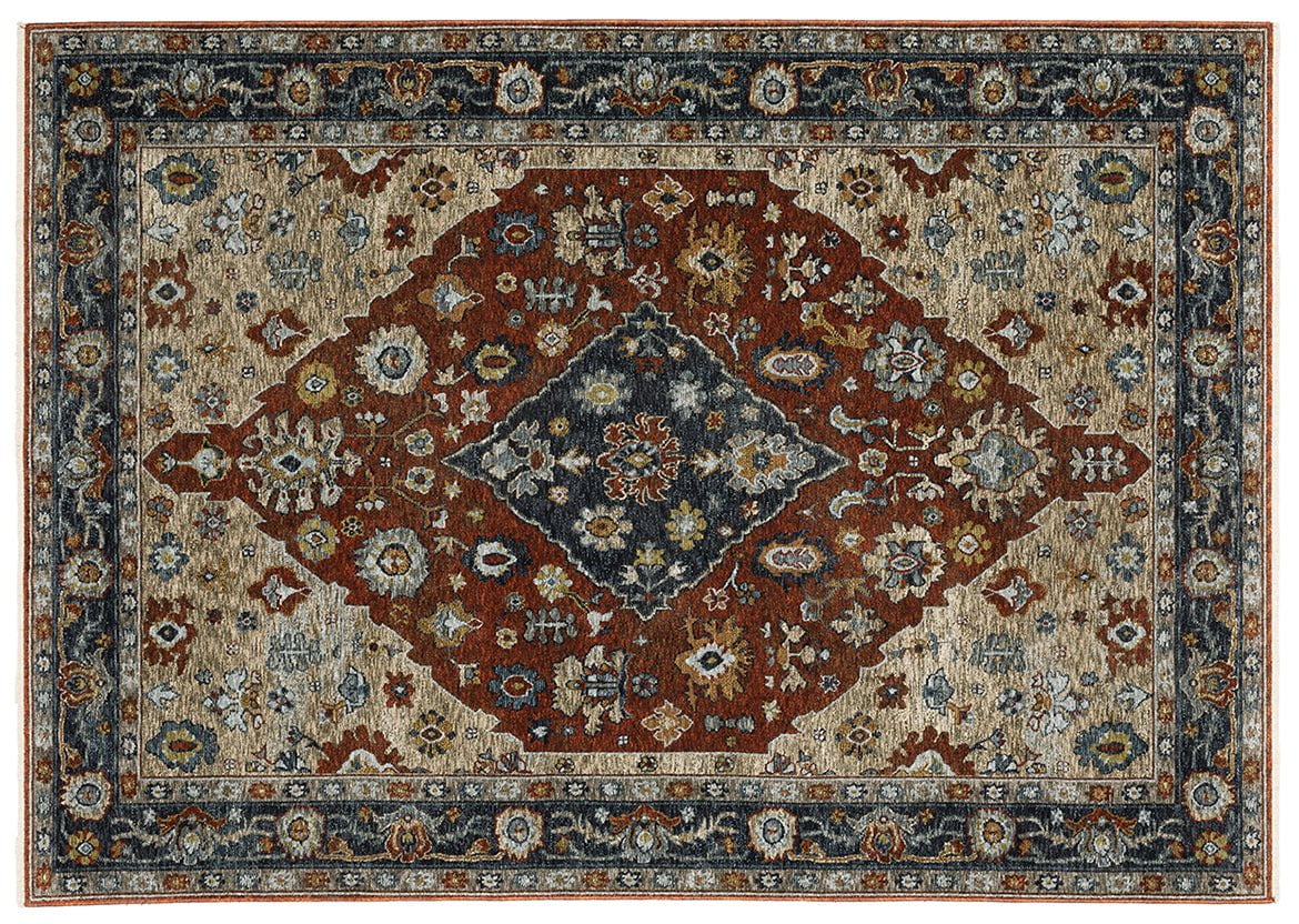Oriental Weavers Area Rugs Aberdeen Area Rugs 1143H Red Persian By OW Rugs In 8 Sizes