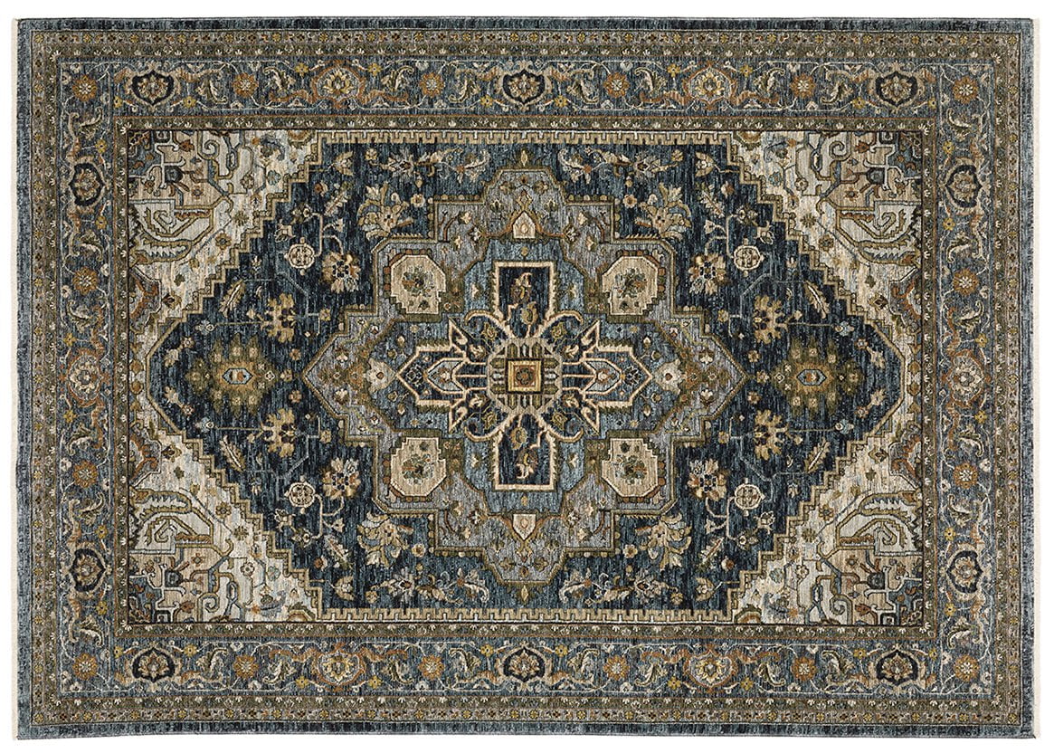 Oriental Weavers Area Rugs Aberdeen  Area Rugs 1144Q Navy Heriz By OWRugs