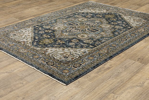 Oriental Weavers Area Rugs Aberdeen  Area Rugs 1144Q Navy Heriz By OWRugs