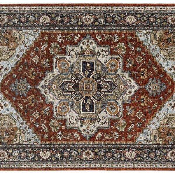 Oriental Weavers Aberdeen 1144W Ivory/Blue Area Rug – Incredible