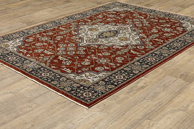 Oriental Weavers Area Rugs Aberdeen Area Rugs 4151R Red Tabriz By OWRugs