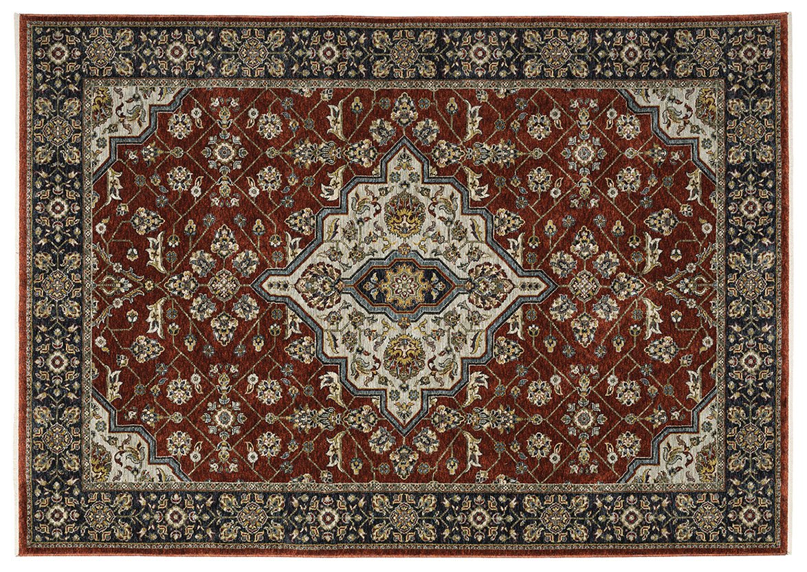 Oriental Weavers Area Rugs Aberdeen Area Rugs 4151R Red Tabriz By OWRugs