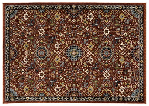 Oriental Weavers Area Rugs Aberdeen Area Rugs 6R Red Persian By OWRugs In 8 Sizes