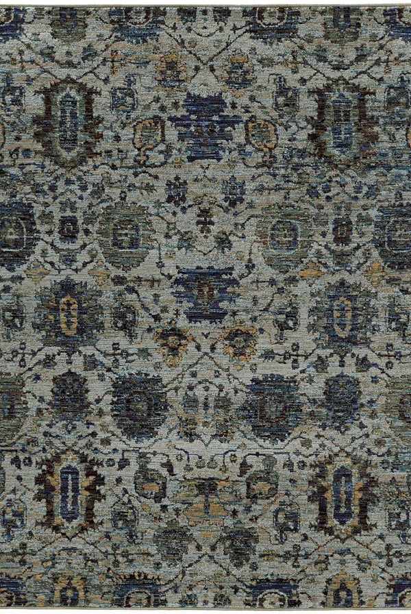 Oriental Weavers Area Rugs Andorra Area Rugs 7120a Lt Gray Nylon/Poly Blend Made in USA