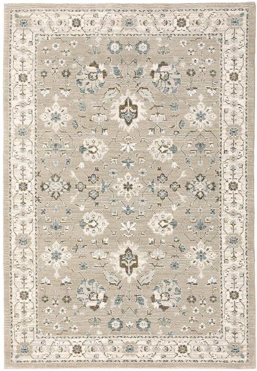 Oriental Weavers Area Rugs Andorra Area Rugs 8930l Beige Nylon/Poly Blend Made in USA