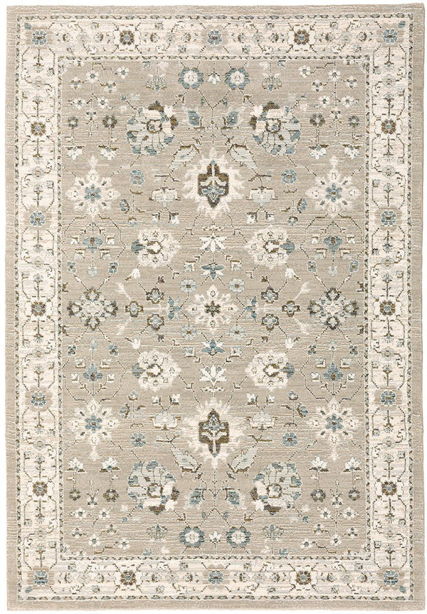 Oriental Weavers Area Rugs Andorra Area Rugs 8930l Beige Nylon/Poly Blend Made in USA