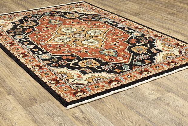 Lilihan Area Rugs 4929a Red Kazak Wool-Nylon In 8 Sizes By OW Rugs